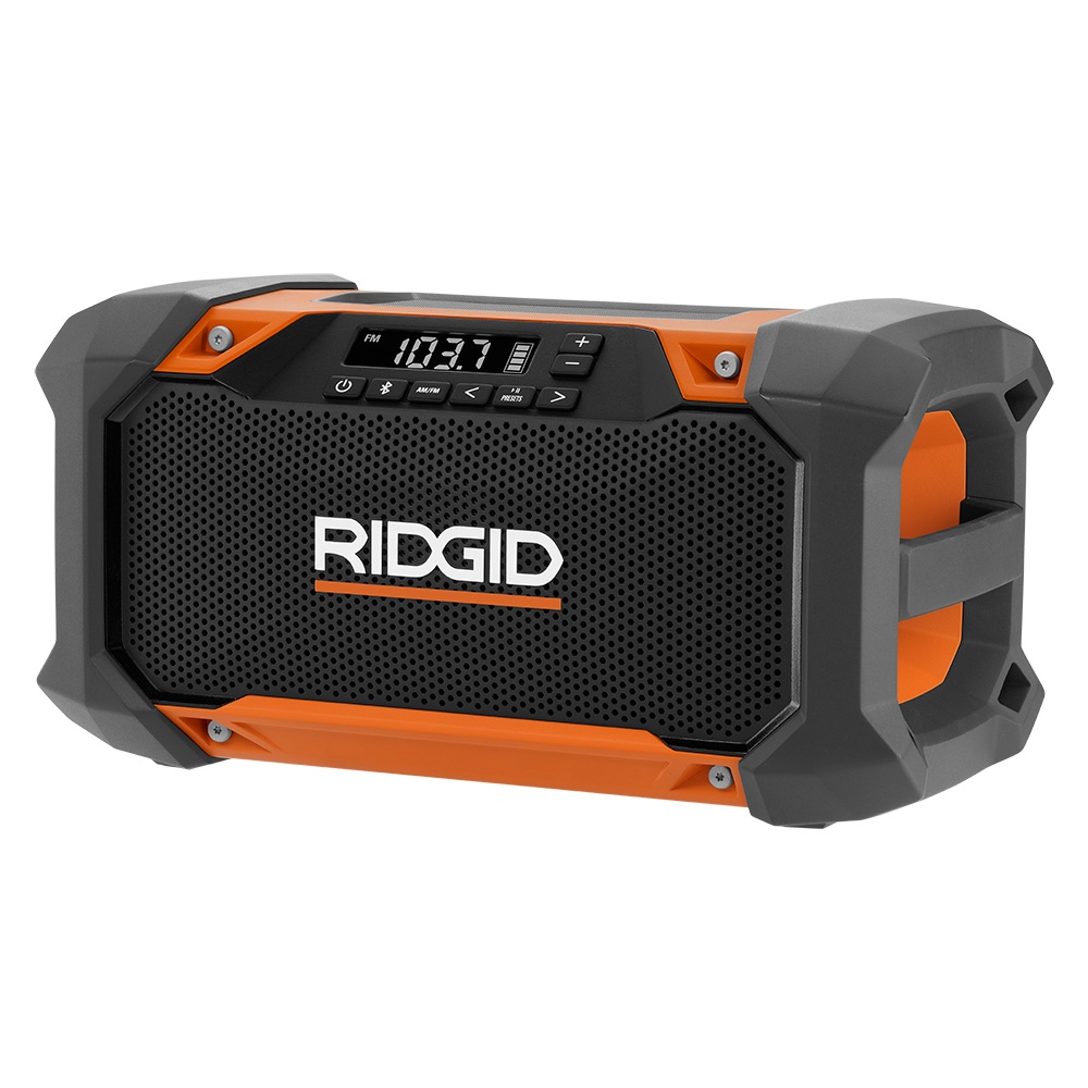 RIDGID: radio híbrida para el lugar de trabajo con tecnología Bluetooh de 18 V