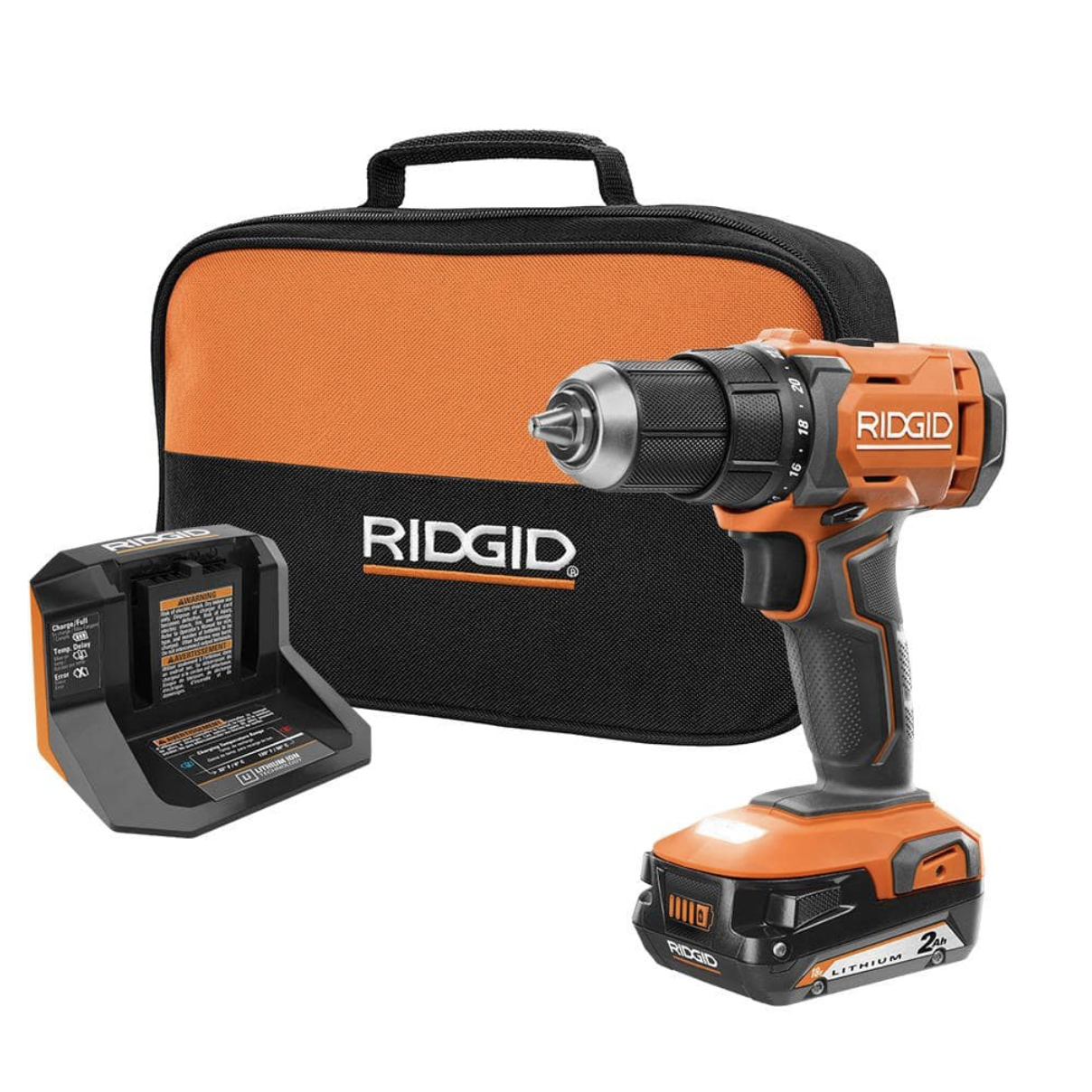 RIDGID: 18V 1/2 IN. Drill/Driver Kit 