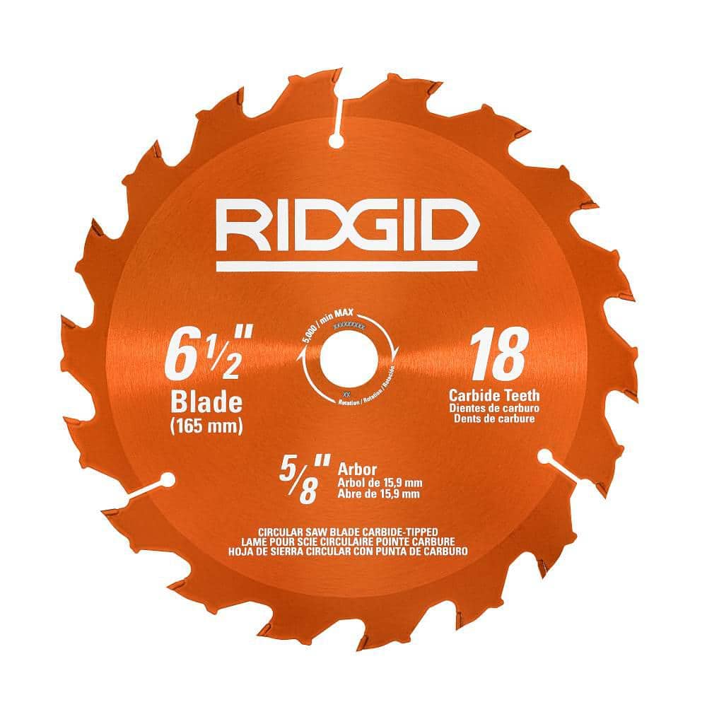 RIDGID: hoja para sierra circular de 6-1/2"