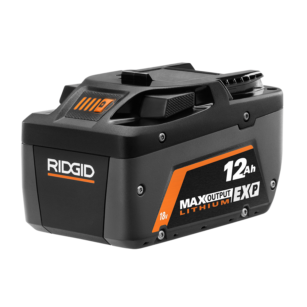 RIDGID: 18V 12.0Ah MAX Output EXP Lithium-Ion Battery