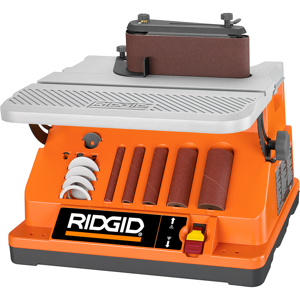 RIDGID: 5 Amp Oscillating Edge Belt/Spindle Sander