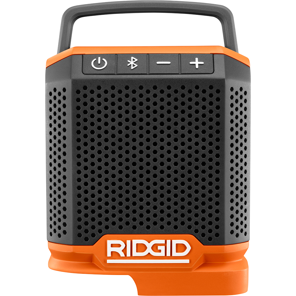 RIDGID: 18V Speaker with Bluetooth Technology