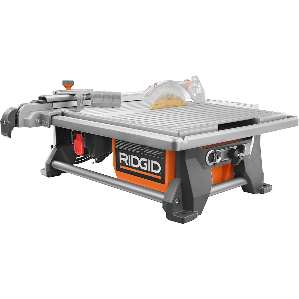 RIDGID: 6.5 Amp 7 in. Table Top Wet Tile Saw